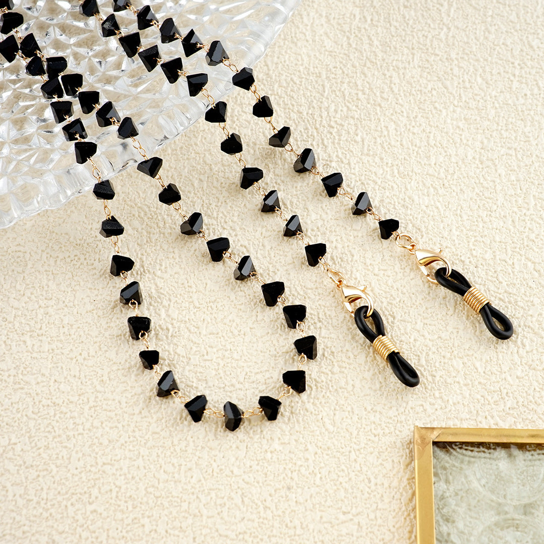 Heart-Shaped Beaded Eyewear Chain Stornfield