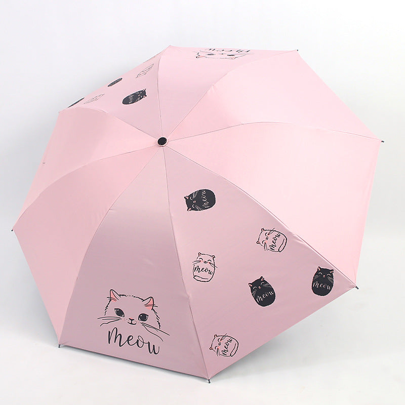 Ladies umbrella with playful cat design Stornfield