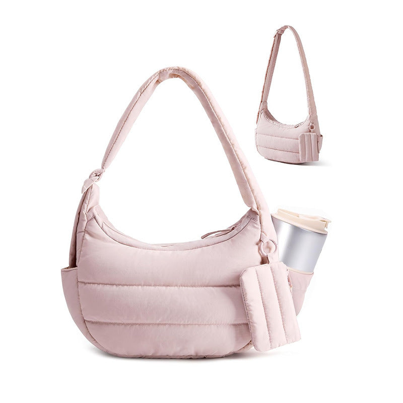 Comfortable shoulder bag with practical additional function Stornfield