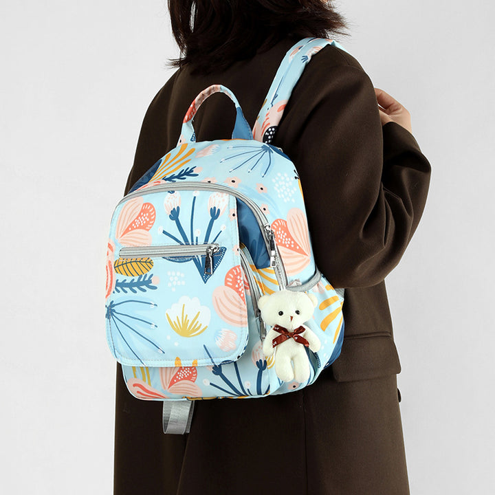 Leisure backpack with creative patterns and versatile compartments Stornfield