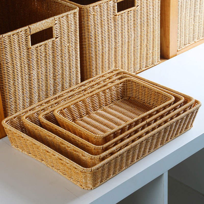Natural Woven Storage Tray Stornfield