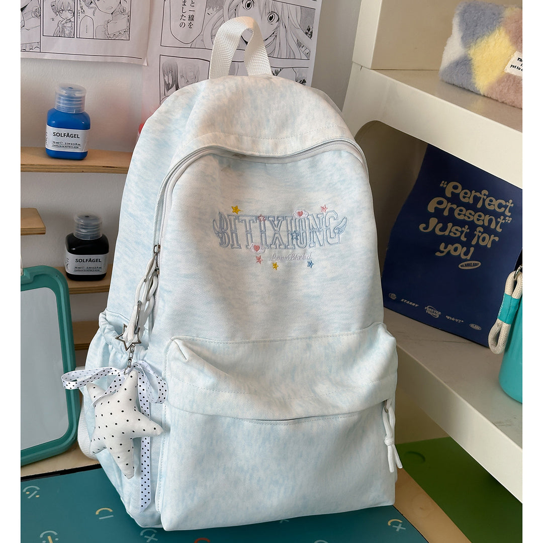 Casual Canvas Backpack with Keychain Stornfield