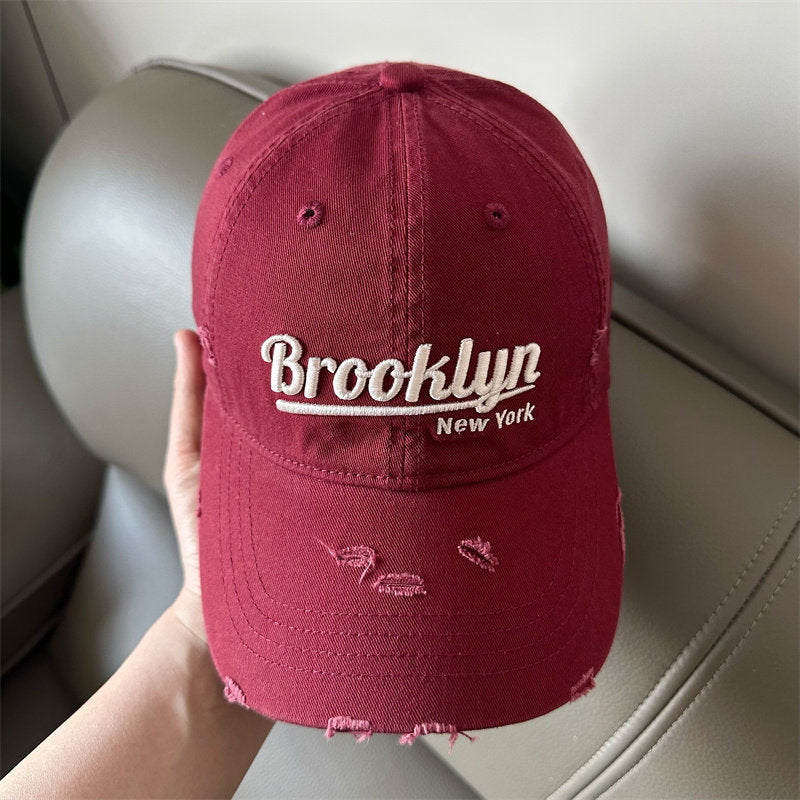 Men's Distressed Brooklyn Baseball Cap Stornfield