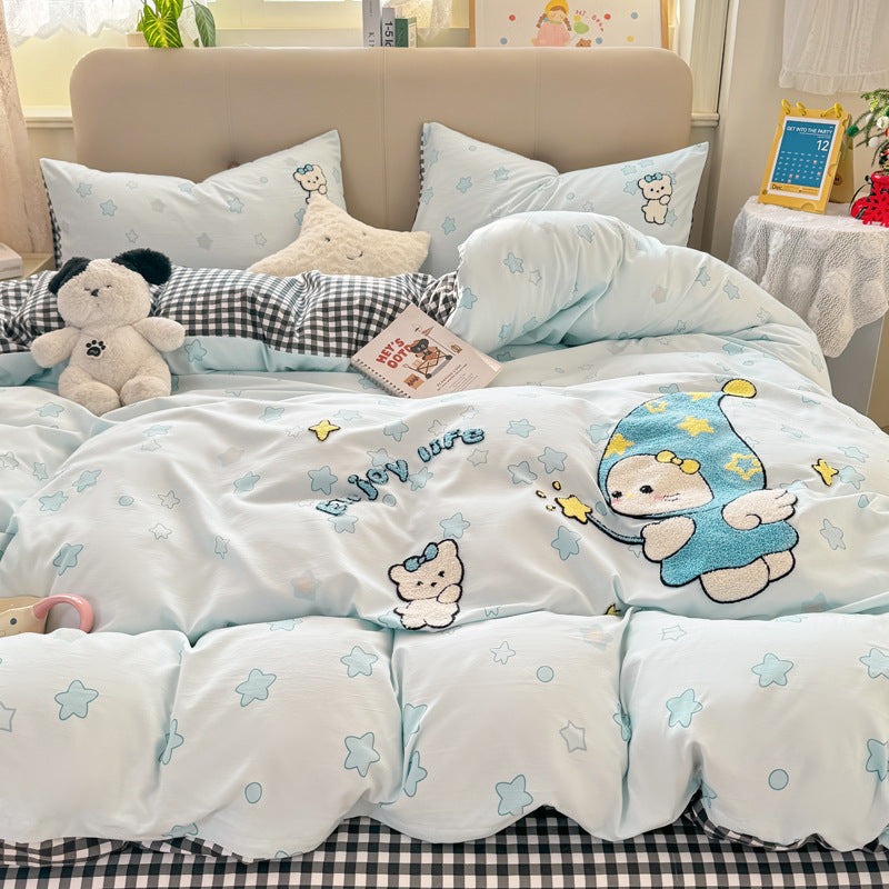 Children's Playful Bear-Themed Bedding Set
