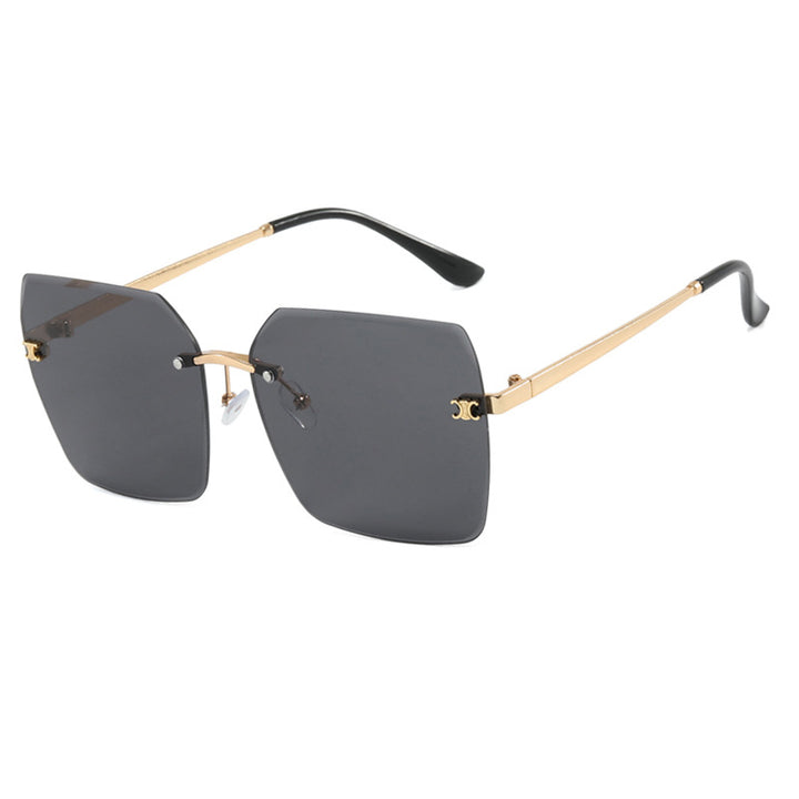 Women's square sunglasses in modern design with delicate metal frame Stornfield