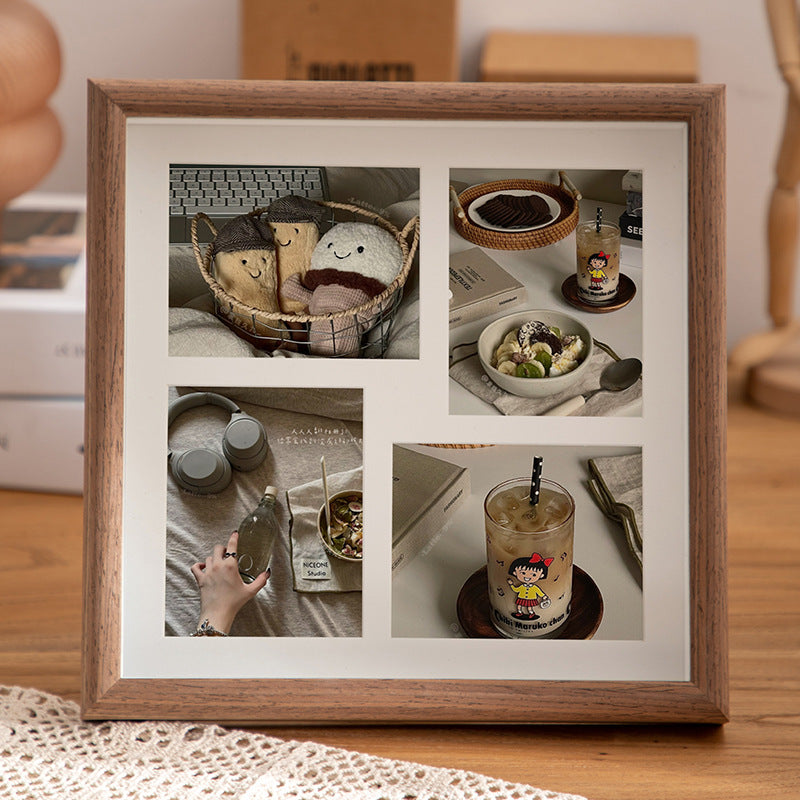 Rustic Multi-Photo Collage Frame