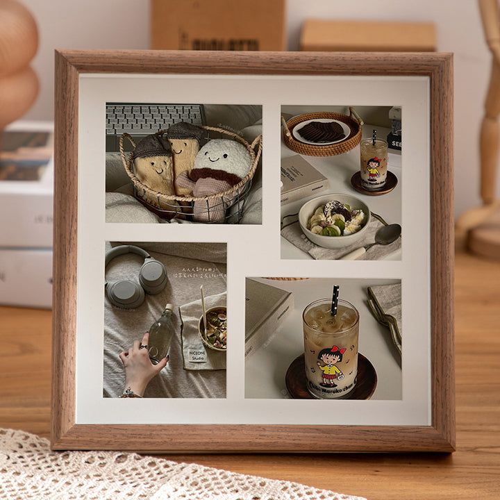 Rustic Multi-Photo Collage Frame