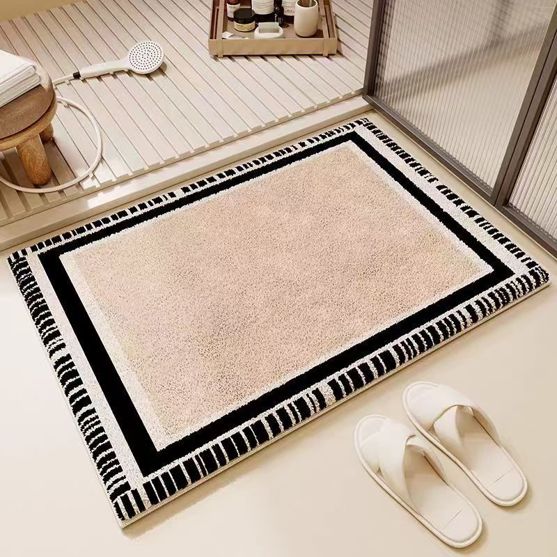 Textured Absorbent Bathroom Mat Stornfield