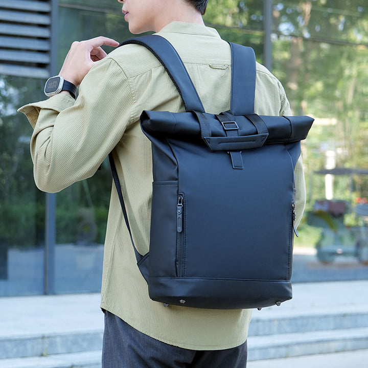Backpack with Roll Closure and Waterproof Material Stornfield