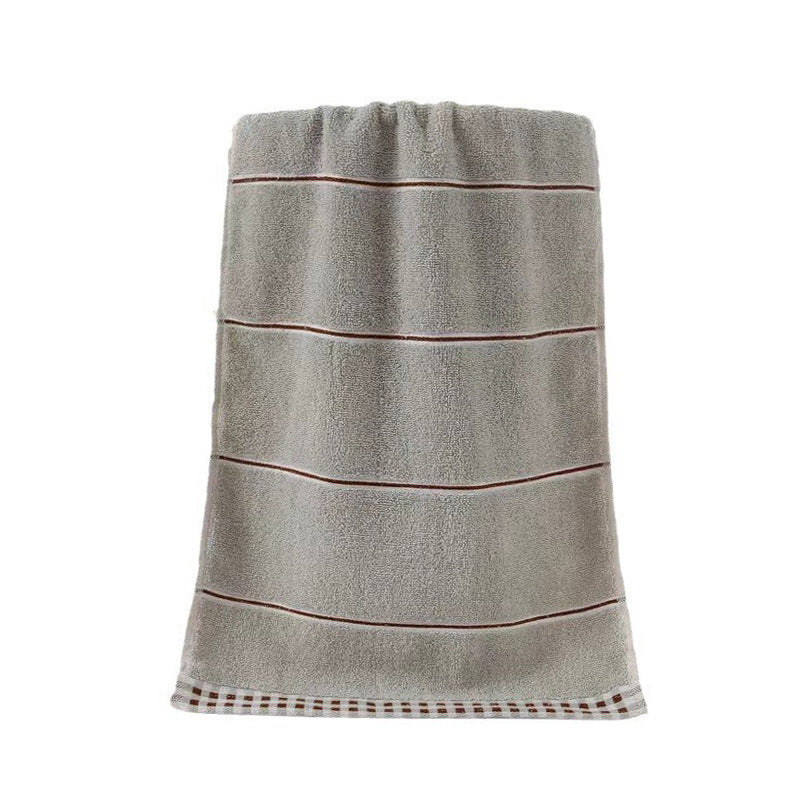 Luxury terry towel with modern check pattern Stornfield