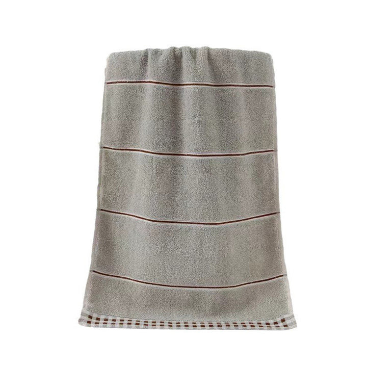 Luxury terry towel with modern check pattern Stornfield