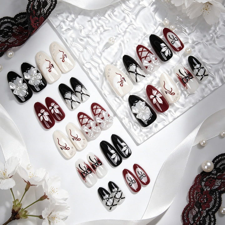 Acrylic nail set with exclusive designs Stornfield