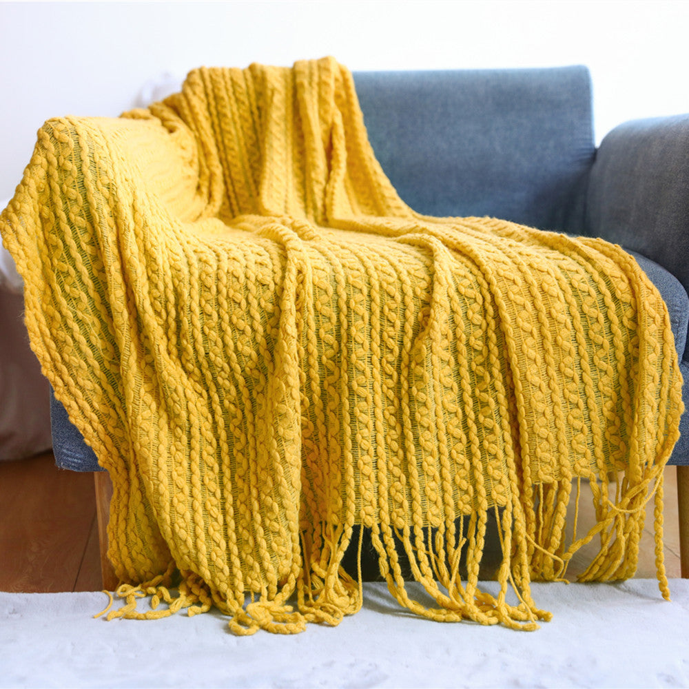 Textured Knit Scarf