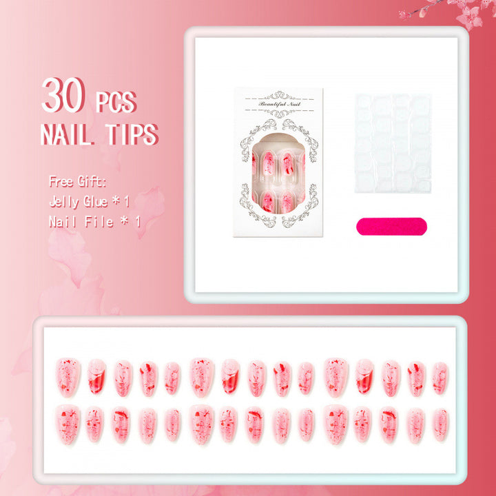 Artistic Abstract Press-On Nail Set