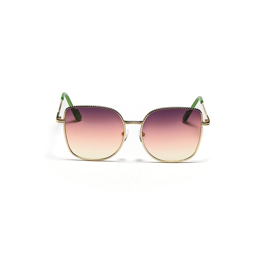 Women's fashionable oversized designer sunglasses with multifaceted frame Stornfield