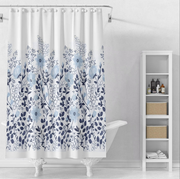 Floral Print Shower Curtain Stornfield