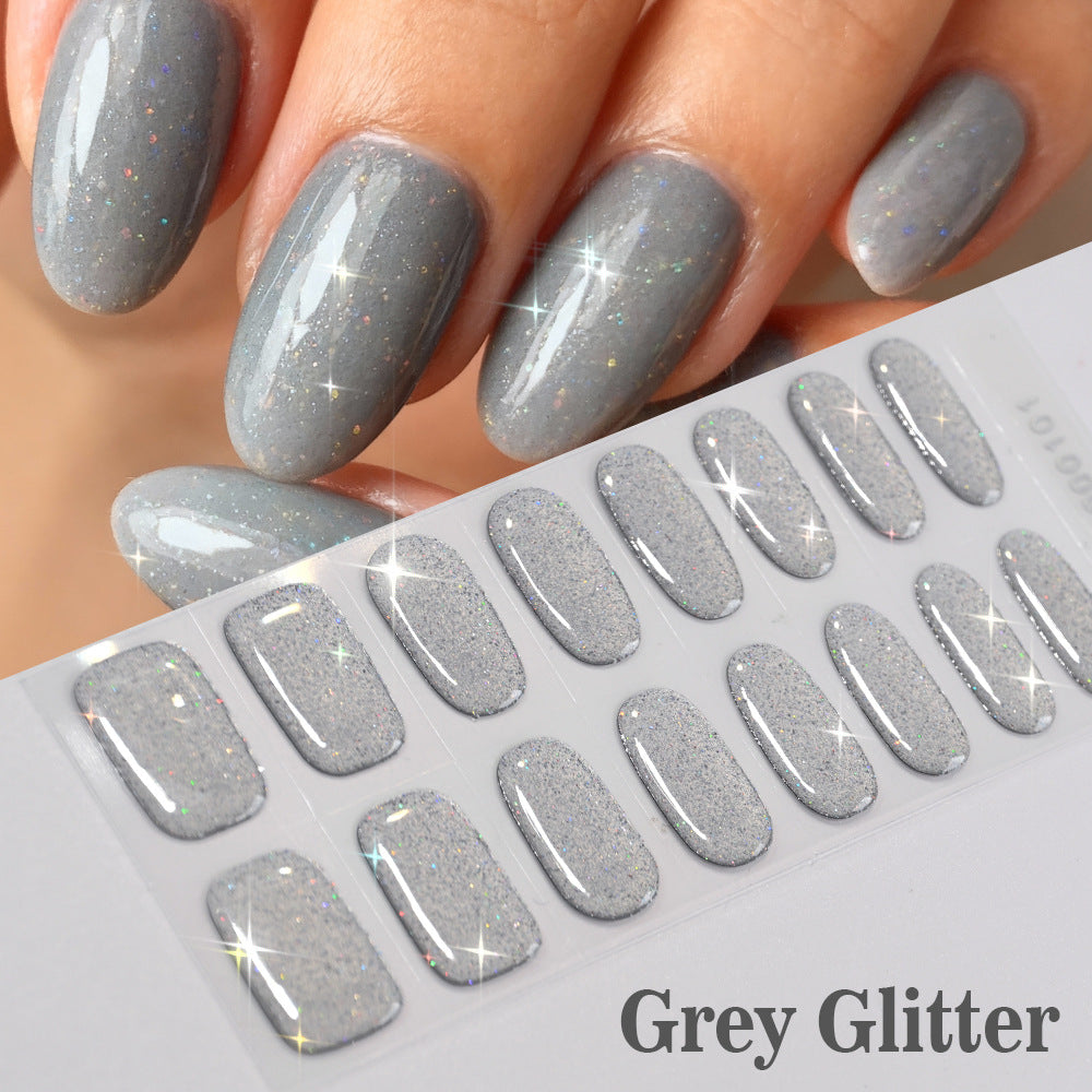 Sparkling Glitter Press-On Nail Set