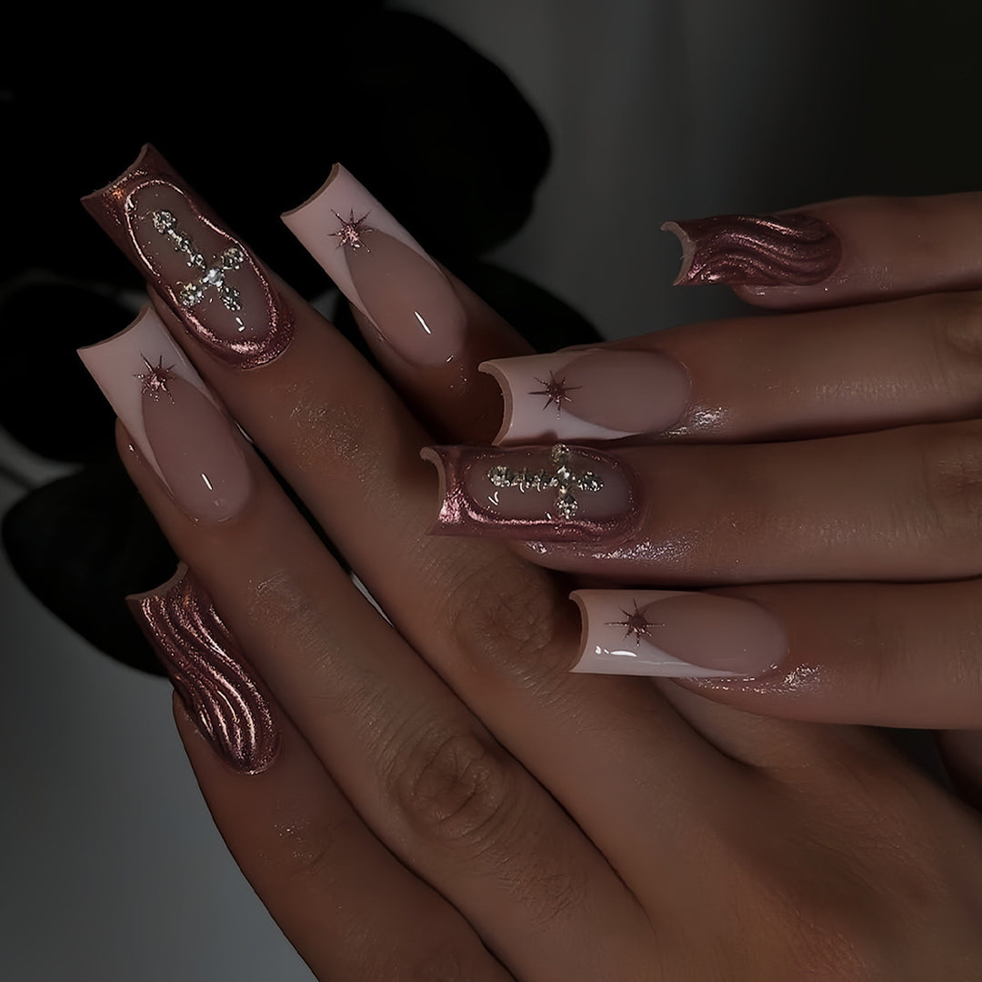 Glamorous Artistry Press-On Nail Set Stornfield