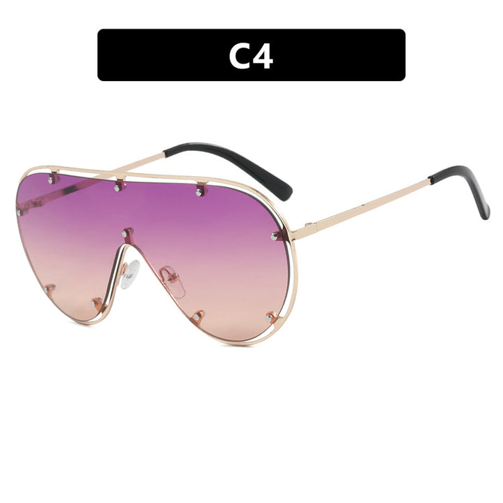 Women's fashionable oversized sunglasses in stylish retro design Stornfield