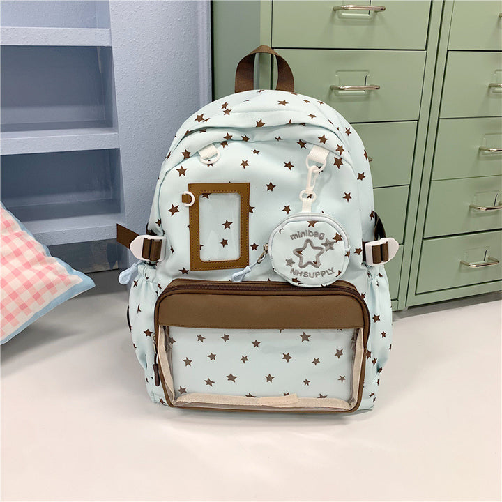 Star-Printed Casual Backpack Stornfield 1791205471
