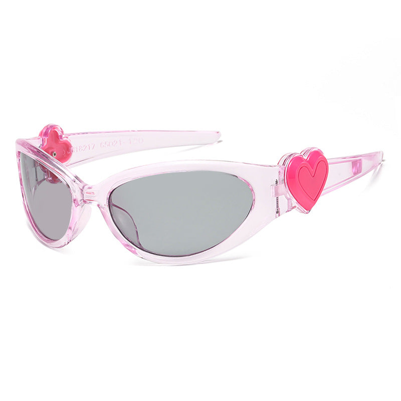 Ladies fashionable sunglasses with heart-shaped detail Stornfield