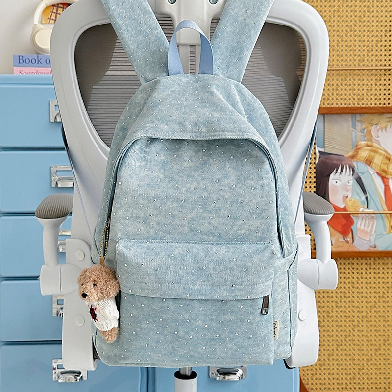 Casual Lightweight Backpack with Polka Dot Design Stornfield