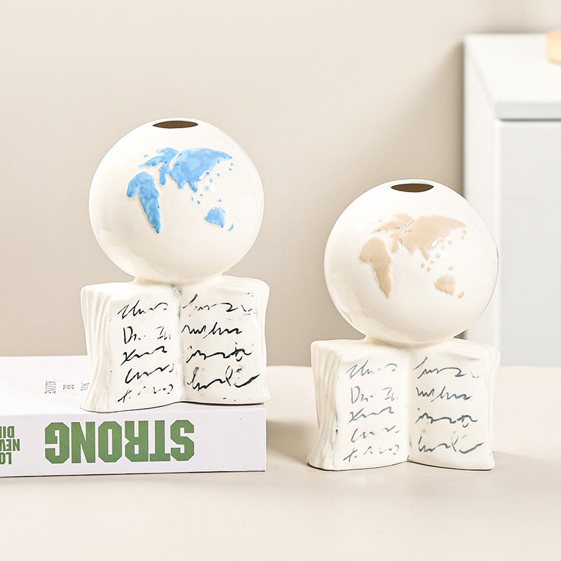 Elegant Ceramic Globe Bank Stornfield