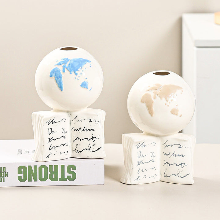 Elegant Ceramic Globe Bank Stornfield