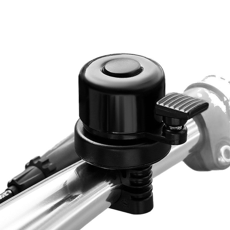 compact universal bicycle handlebar bell with quick-release clamp Stornfield