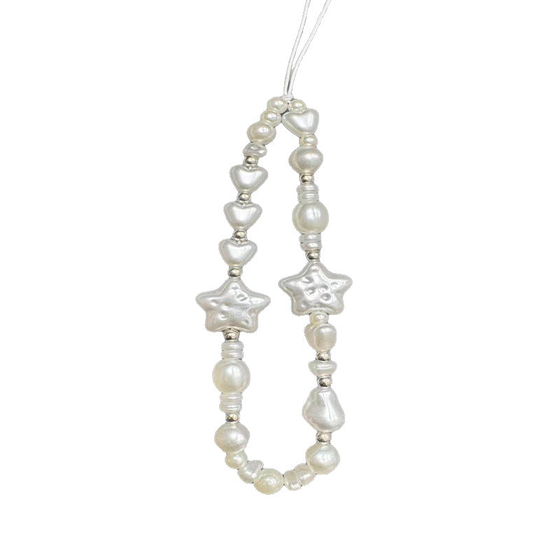Elegant Star and Heart Beaded Necklace Stornfield