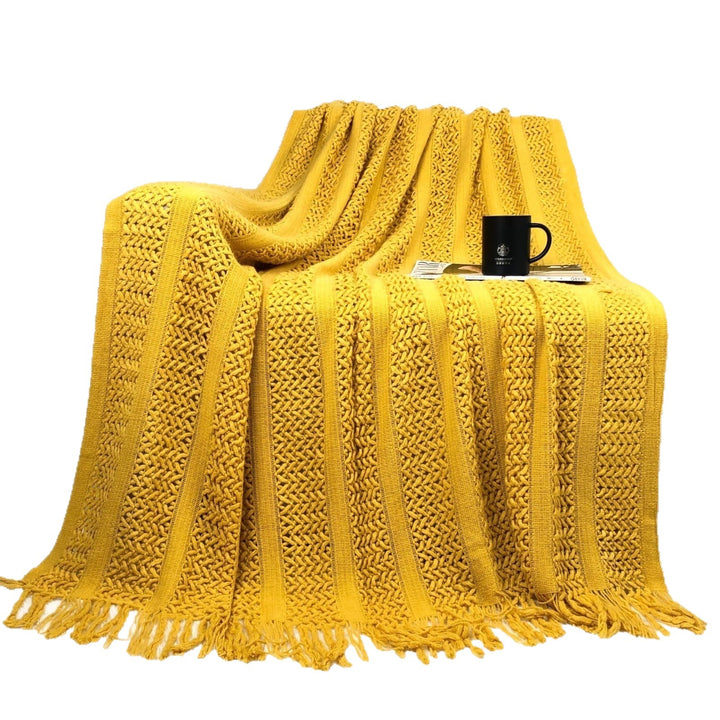 Cozy Knit Throw Blanket Stornfield