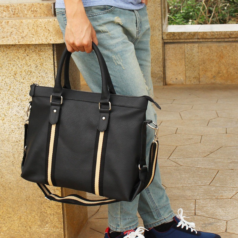 Elegant and Multifunctional Leather Briefcase Stornfield