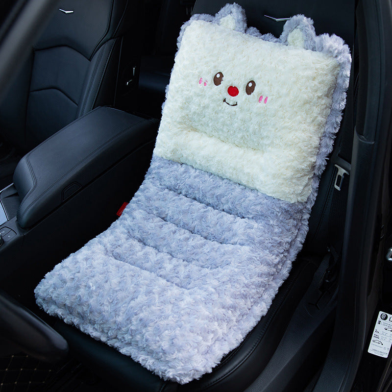Plush car seat cover Stornfield