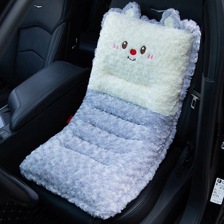 Plush car seat cover Stornfield