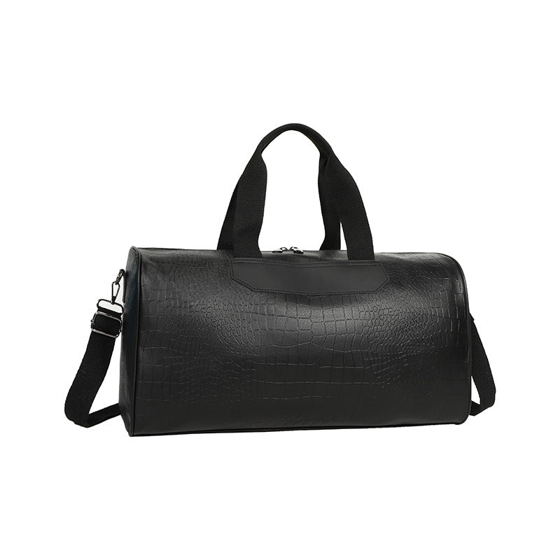 Elegant Travel Bag Made of Durable Artificial Leather with Crocodile Pattern Stornfield