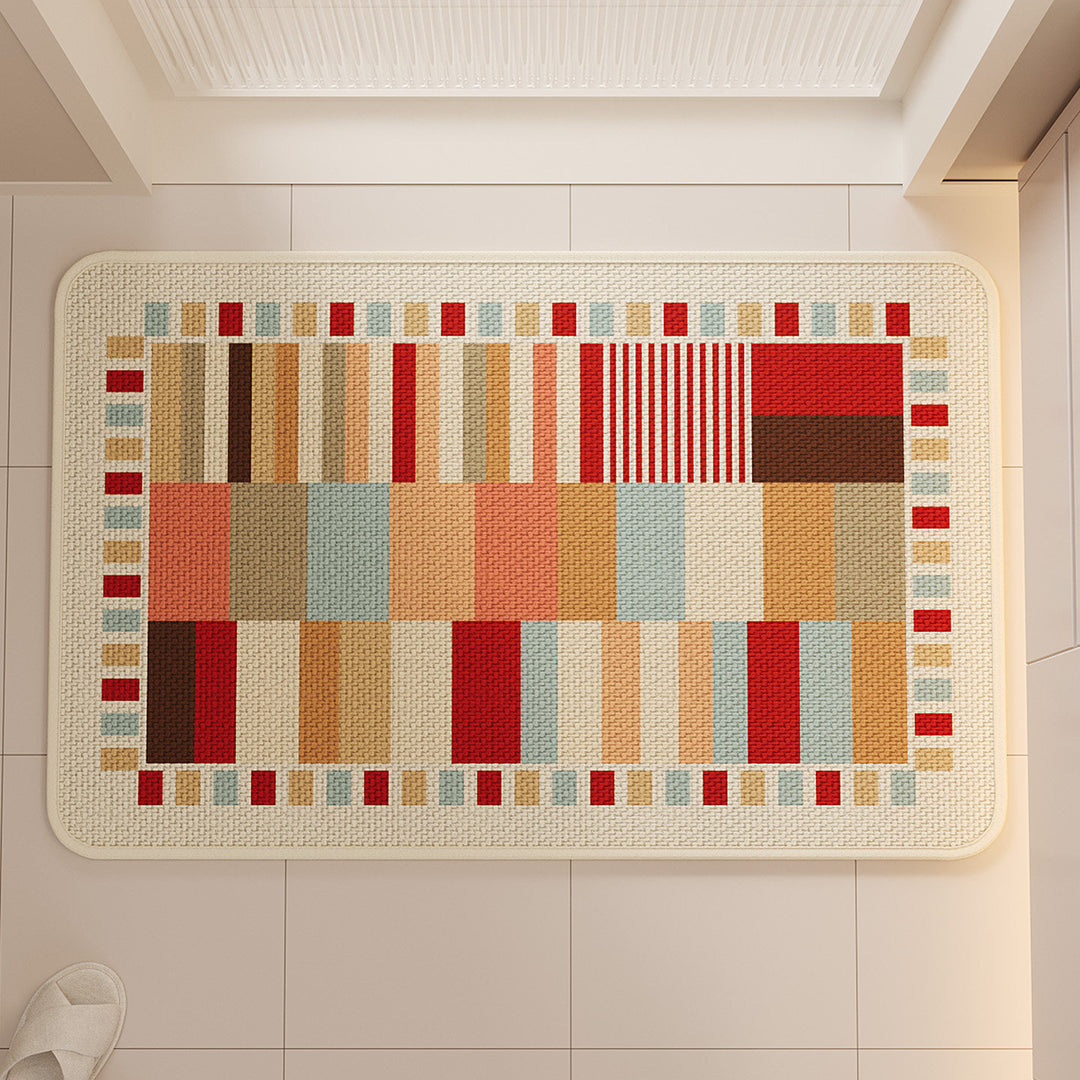 Colorful Geometric Kitchen Mat