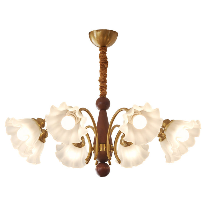 Vintage-Inspired Floral Chandelier