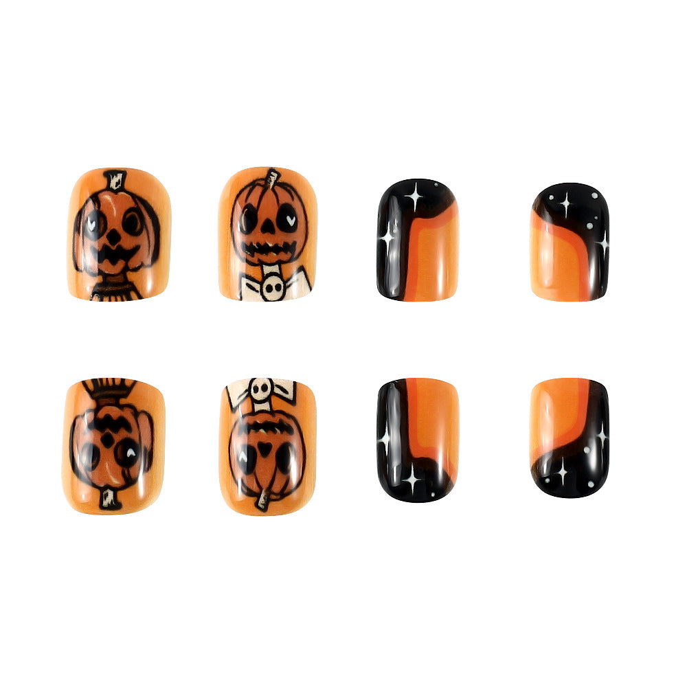 Halloween-Themed Artistic Press-On Nails Stornfield 1787543133