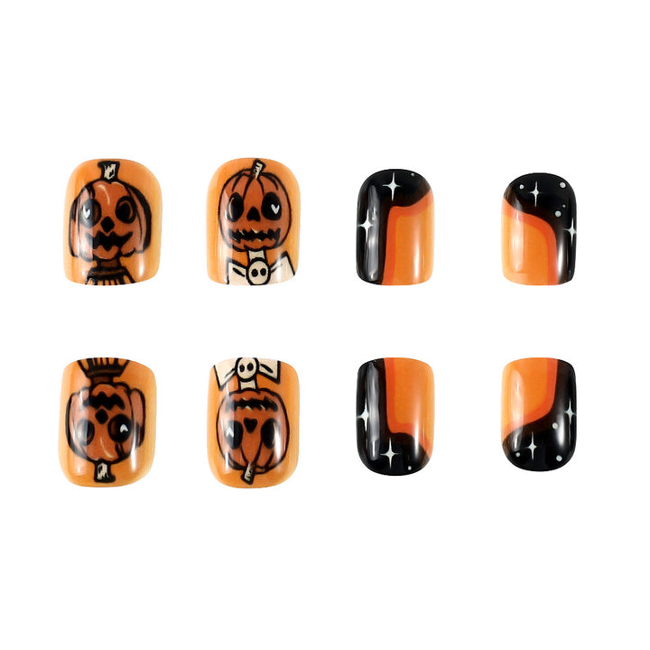 Halloween-Themed Artistic Press-On Nails Stornfield 1787543133