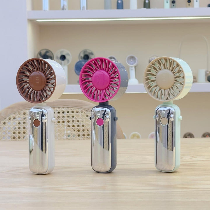 Unisex Portable Handheld Fan with Powerful Battery and Compact Design Stornfield