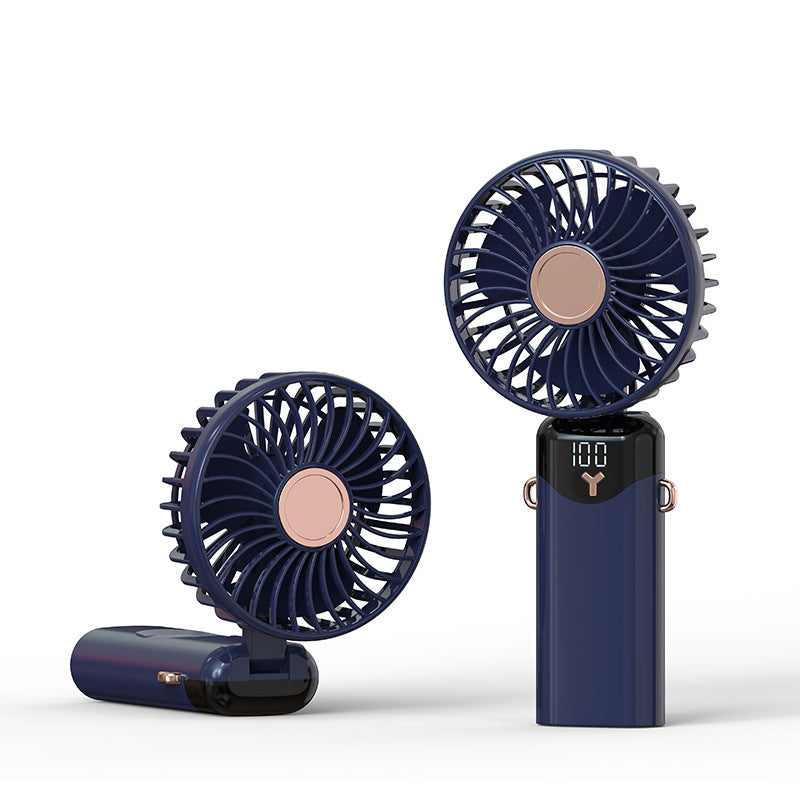 Portable Mini Hand Fan with Digital Display Stornfield