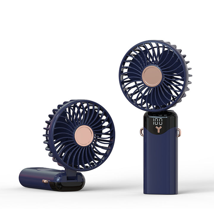 Portable Mini Hand Fan with Digital Display Stornfield