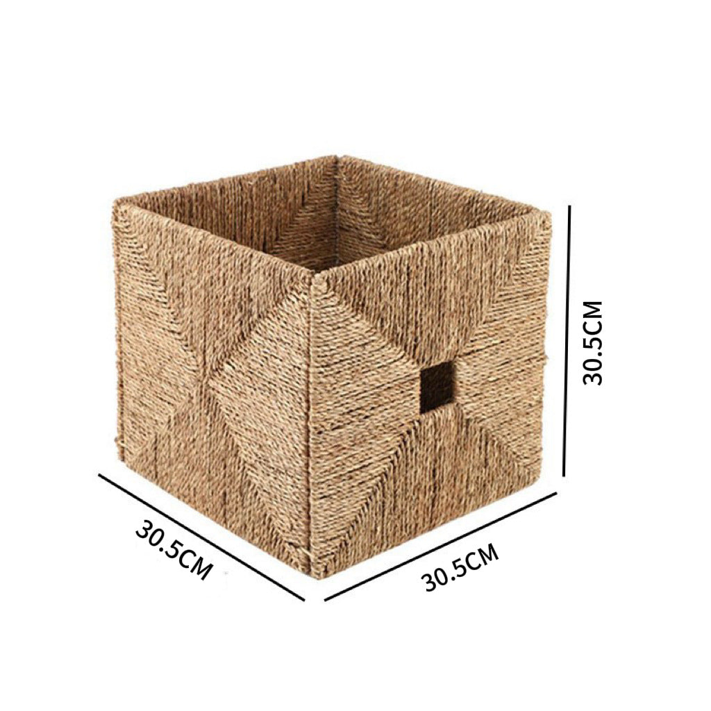 Premium Water Hyacinth Storage Basket Stornfield