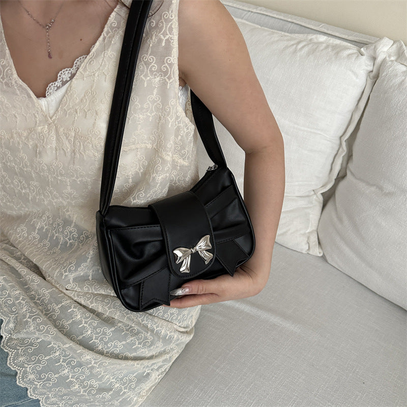 Elegant Bow Accent Shoulder Bag Stornfield