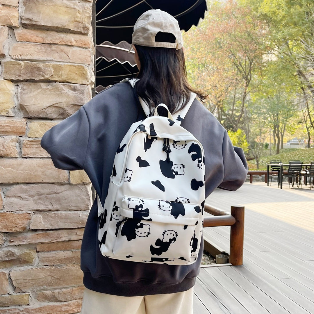 Cartoon Character Print Backpack Stornfield