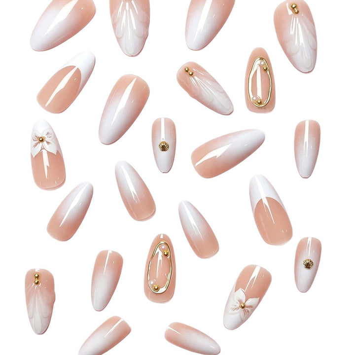 Floral Embellished Press-On Nail Extensions Stornfield