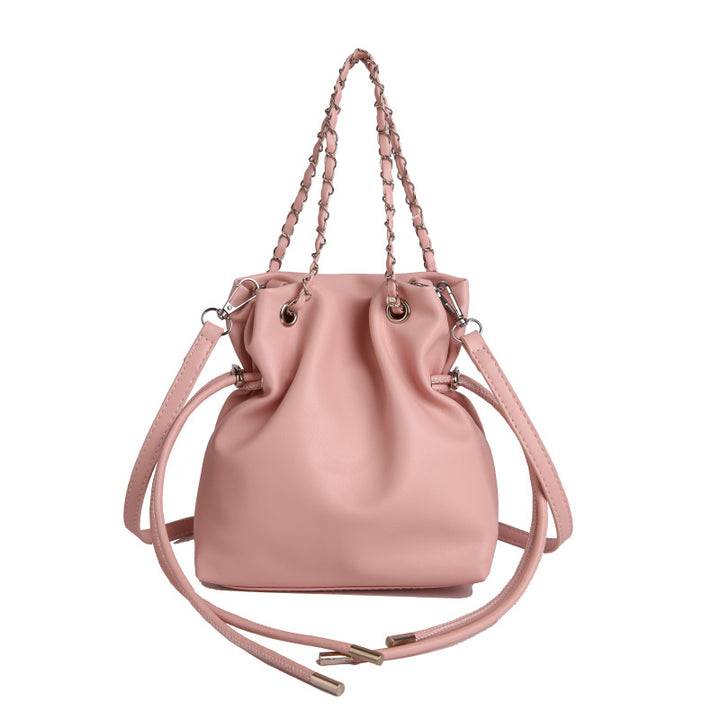 WoChic Slouchy Leather Bucket Bag Stornfield