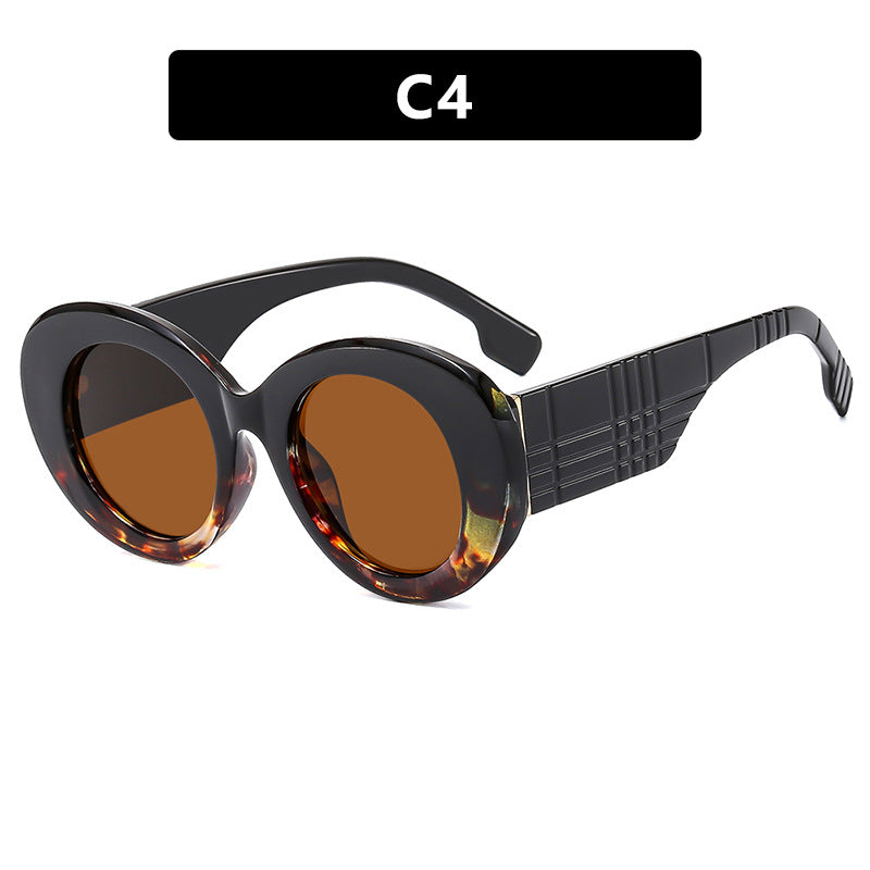 Women's extravagant sunglasses with creative frame design and protective UV filter Stornfield