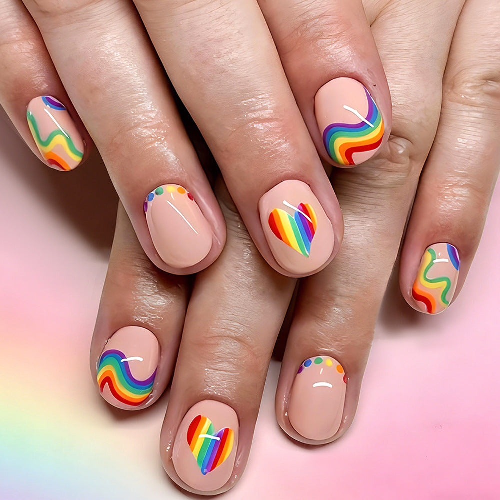 Artistic Rainbow Nail Art Set Stornfield