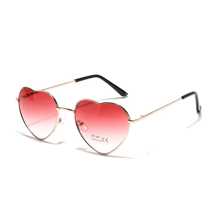 Women Heart-Shaped Sunglasses with UV Protection and Delicate Frame Stornfield